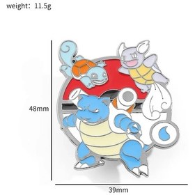 Resim Potdemiel Anime Takı Aksesuarları - Emaye Broş, Yaka İğnesi, Çanta Süsü Gümüş Kaplama 