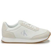 Resim RUNNER LACEUP LOW MIX MG Krem Kadın Sneaker Calvin Klein