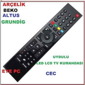 Resim Beko Uyumlu B40-Lb-5533 Led Tv Kumanda Cec Tuşlu Sağlam 