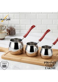 Resim Küre Cezve Takımı 