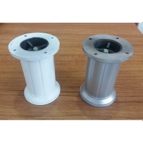 Resim Mobaksaksesuar Elvin Dekoratif Çizgili Plastik Mobilya Ayağı 10 Cm 4 Adet 