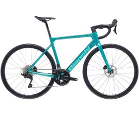 Resim Bianchi Sprint 105 Yol Yarış Bisikleti 53cm Metalic Celeste Yeşili 