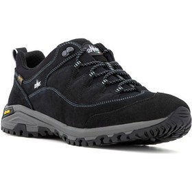 Resim Lomer Italy Sella Iı Mtx Waterproof Vibram Süet Deri Erkek Ayakkabı Offblack Siyah Siyah 
