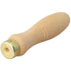 Resim Ahşap Eğe Sapı - Düz (geniş Ağızlı) 