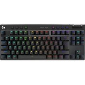 Resim G Pro X Tkl Lıghtspeed Kablosuz Oyun Klavyesi, Ultra Portatif Sayısal Tuş Takımsız Tasarım, Lıghtsync Rgb, Pbt Tuş Başlıkları, Tıklamalı Anahtarlar Gx Brown , Ingilizce Q Klavye, Siyah 