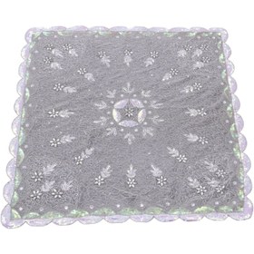 Resim Otantik El İşi İnce Kum Boncuklu Masa Sehpa Fiskos Örtüsü 5727 