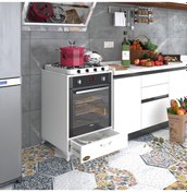 Resim Kenzlife Ankastre Modülü Kabini Azot Byz Fırın Ocak Dolabı Çekmec 