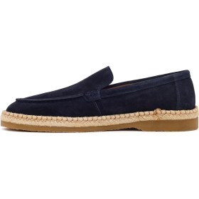 Resim Derimod Erkek Lacivert Süet Deri Casual Loafer 26SFD828110 