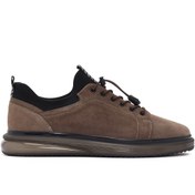 Resim Derimod Erkek Vizon Bağcıklı Kalın Tabanlı Süet Deri Casual Sneaker 25SFD640810 