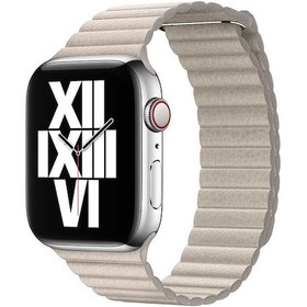 Resim Apple Uyumlu Watch 38mm 40mm 41mm Kordon Deri Loop Kordon 1/2/3/4/5/6/se/7/8 