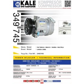 Resim Klima Kompresörü Multipla 1999-2010Lybra 1999-2005 504647518 