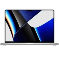 Resim Apple MacBook M1 Pro Çip 16GB 1TB SSD macOS 16" QHD Taşınabilir Bilgisayar Gümüş MK1F3TU/A Apple