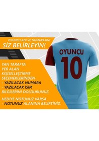 Resim Acr Giyim Kişiye Özel Futbol Forması - Dizayn : Bordo & Mavi 19 Bordo 
