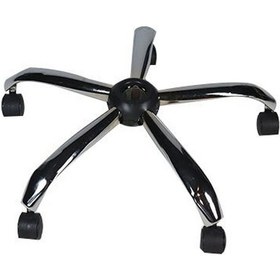 Resim Yıldız Ayak Ofis Koltuğu Ayağı Ve 5 Adet Tekerlek Krom 