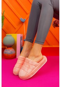 Resim Modafrato Smt-03 Kapalı Kadın Ev Terliği Kışlık Terlik (403985922) 