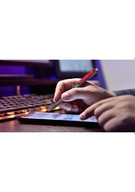 Resim Wrıtech W-0154a2 0,5mm Cyber Space Siyah Gövde Mavi Jel Kalem - 12'li Kutu Ahşap 