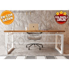 Resim Ntconcept May Doğal Ahşap Ofis Ve Çalışma Masası 