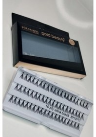 Resim Gold Beauty Tk-01 Ultra Yoğun Short Tekli Takma Kirpik 