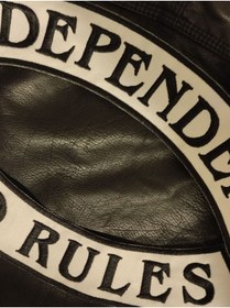 Resim Özden Nakış Motorcu büyük boy sırt patch 