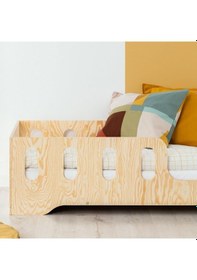 Resim Markaawm Markaawm Mars Ahşap Yatak Çocuk Yatak Bebek Karyolası Akçaağaç 