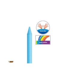 Resim Bic Kids Plastidecor Elleri Kirletmeyen Pastel Boya 18 Renk 