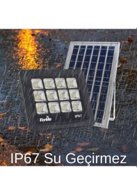 Resim Forlife 120 Watt Güneş Enerjili Solar Projektör 