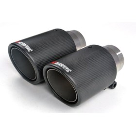 Resim Akrapovic Akrapoviç Egzoz Eksoz Ucu Karbon Yuvarlak Tekli Kapalı 100mm 