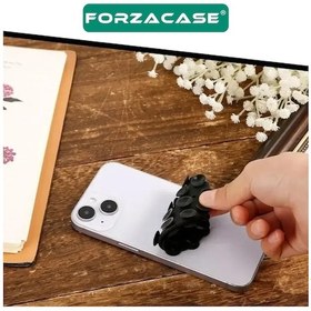 Resim Forzacase Çift Taraflı Silikon Vakumlu Eller Serbest Cep Telefon Tutacağı Yuvarlak - Fc1108 Pembe 