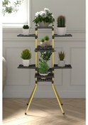 Resim Mundo 10 Raflı Dekoratif Çiçek Standı Çiçek Bahçesi Saksı Standı Diğer 