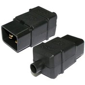 Resim Power Konnektör - Iec C20 - Erkek - Vidalı 
