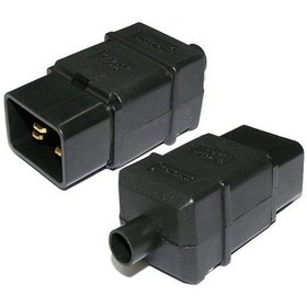 Resim Power Konnektör - Iec C20 - Erkek - Vidalı 