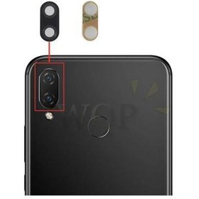 Resim Huawei P Smart Plus Arka Kamera Camı (Çıtasız Sadece Cam) 