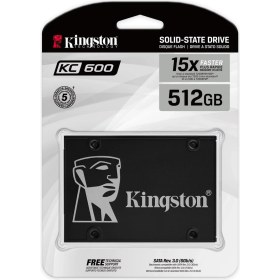 Resim Kıngston KC600 512GB 550MB-500MB/S 2.5" Sata 3 SSD 