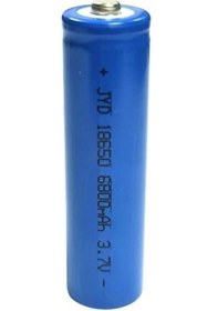 Resim JYD 18650 3.7 v 6800 mAh Şarj Edilebilir Fener Pili - 2 Adet 