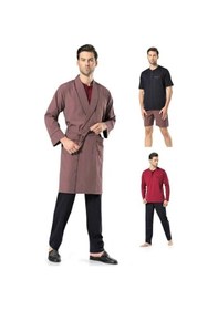 Resim Pierre Cardin 5560 5'Li Çeyizlik Röbdoşambır Erkek Pijama Takım 