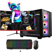 Resim Ramtech Ff Prime İ590 Plus İ5-9400F 16GB Ram 1tbssd X120SIVI Soğulmalı RTX4060 23,6monitör Oyuncu Pc 