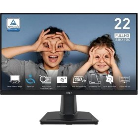 Resim Msı 21.5 Flat Va Pro MP225V 1ms 100HZ HDMI Ev Ofis Monitörü 