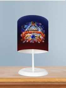 Resim Mekta Home Bebek Ve Çocuk Odası Sonic Boom Desenli Abajur 