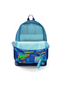Resim Coral High Kids Saks Grafiti Desenli Okul Sırt Çantası 23767 
