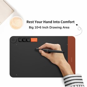 Resim Hype Store Veikk VO1060 10x6 5 Kısayol Tuşlu Sağ/Sol El Uyumlu Grafik Tablet+Kalem 