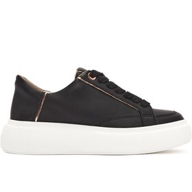 Resim ACBC x Derimod Women's Black Lace-Up Chunky Sole Sneakers 