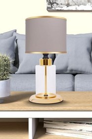 Resim MİNİMAL E-TİCARET & BİLGİ TEKNOLOJİLERİ Harmony Gold Cam Abajur 