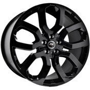 Resim RC Jant Takım 5x120 9.5x22 -118 Et49 72.6 Black Range Rover Uyumlu 