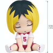 Resim Canlı Mor Saçlı Voleybol Kız ve Kırmızı Saçlı Erkek Heykelleri - Kawaii Anime Tarzı Koleksiyon Heykelleri, ABS Malzeme, Omuz Desteği ile Uyku Durumu, Fanlar ve Koleksiyoncular için Mükemmel, Kawaii Oda Dekoru 