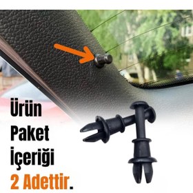 Resim OEM Arka Bagaj Kapağı Pandizot Askı Pimi Skoda Scala 2019-2023 1M6867574A 2 Adet 