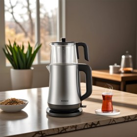 Resim Homend Royaltea Elegant 1777H Inox Çay Makinesi 