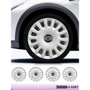 Resim CVL Auto Market Ford Sierra 14 Inç Jant Kapağı Amblemli Gri [4 Adet Kapak] 144 CVL-ADT12133 