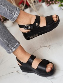 Resim Neon Shoes Günlük Çift Cırtlı Anatomik Ortopedik Terletmeyen Taban Kadın Outdoor Yürüyüş Sandalet 