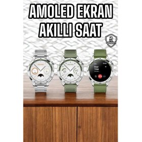 Resim Saat Sesli Görüşme Uyku ve Sağlık Takibi Nfc Uyumlu 