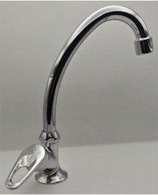 Resim Tekli Mermer Üstü Lavabo Bataryası Krom 